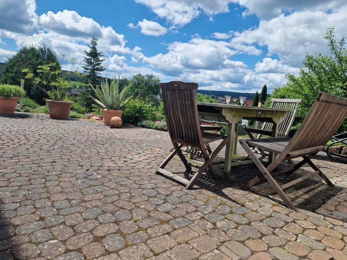 Ferienwohnung Am Sonnigen Haimberg Fulda Exterior foto